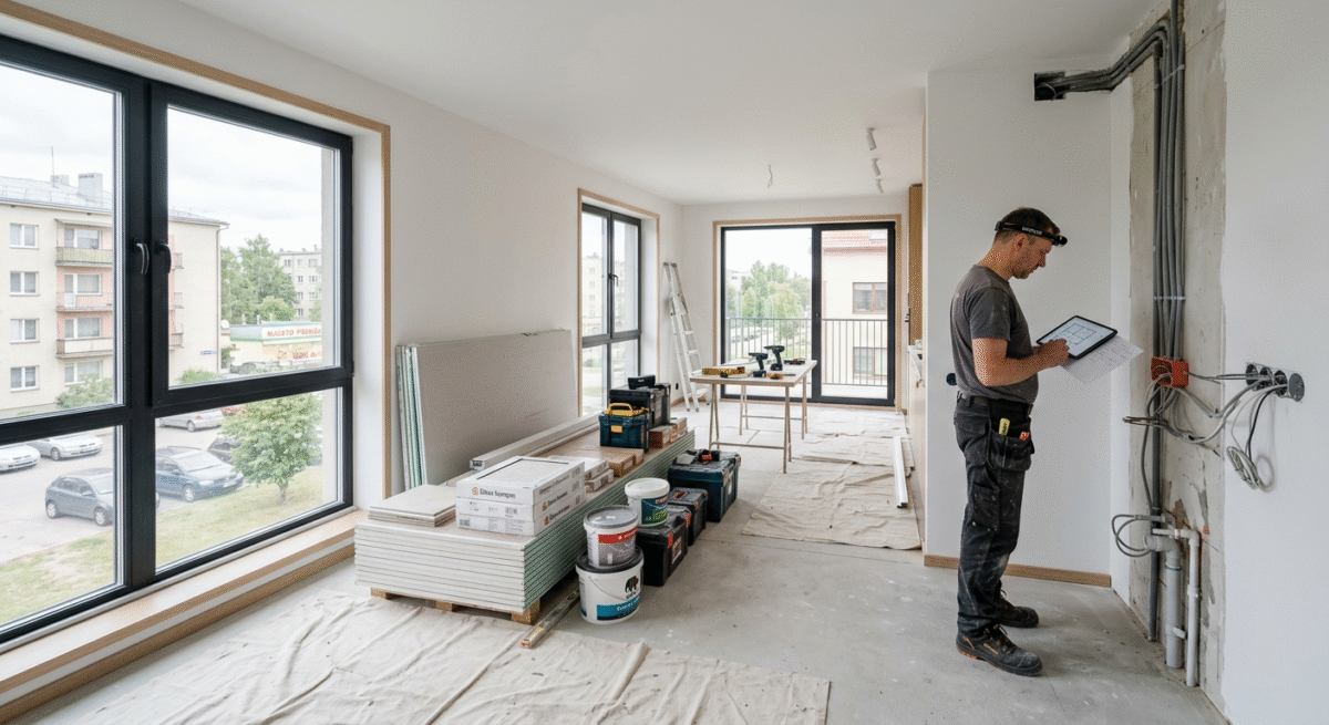 Teisinga vidaus apdailos darbų seka nuo pradžios iki pabaigos