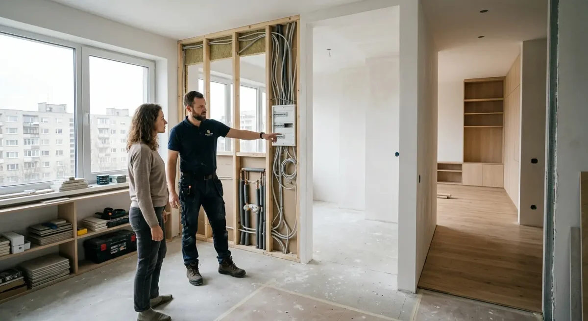 Kaip atrodo realistiškas darbų planavimas su vienu rangovu