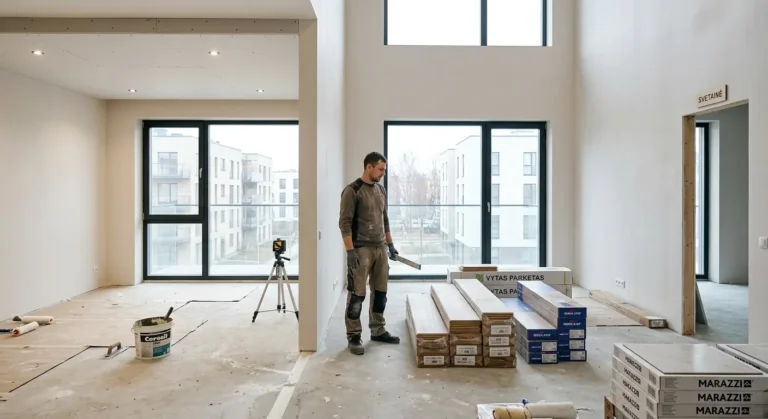 Kas Daroma Pirmiau Sienos Lubos Ar Grindys 1774063834