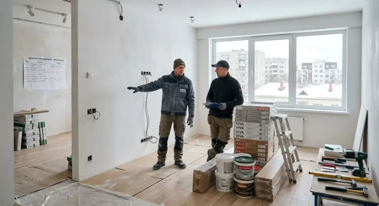 Kiek Realiai Trunka Pilna Vidaus Apdaila Bute 1774792832