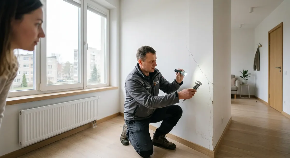 Ko klausti rangovo prieš taisant trūkinėjančius kampus