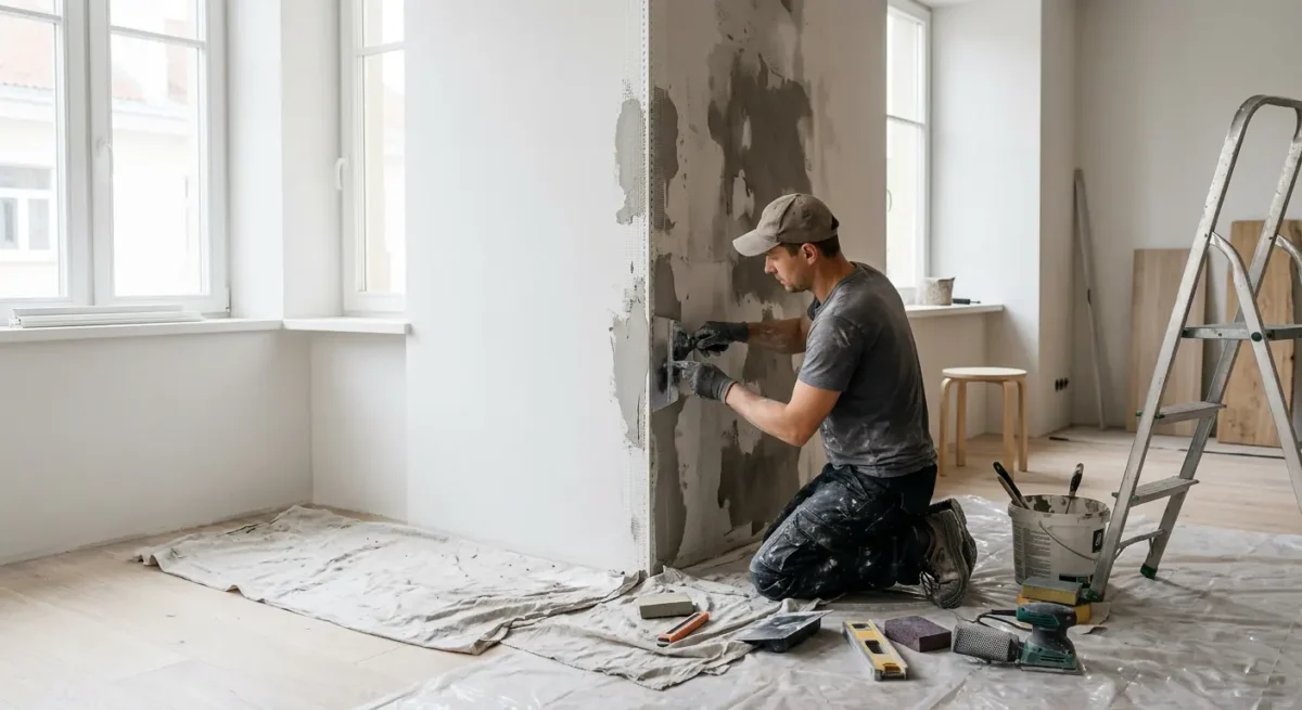 Kur dažniausiai padaroma klaida apdailos metu