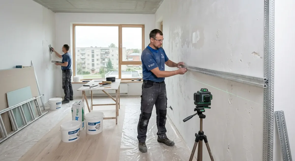 Nuo ko priklauso vidaus apdailos kaina ir kas ją labiausiai išaugina