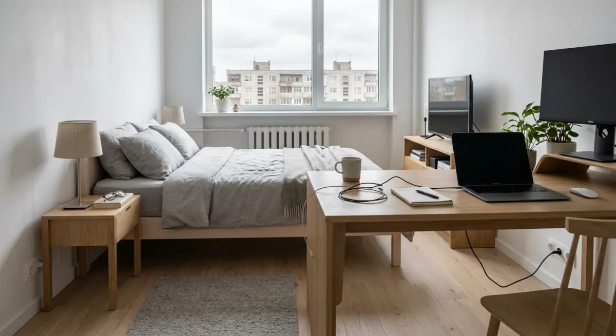 Rozetės sumontuotos tvarkingai, bet ne ten, kur jų reikia