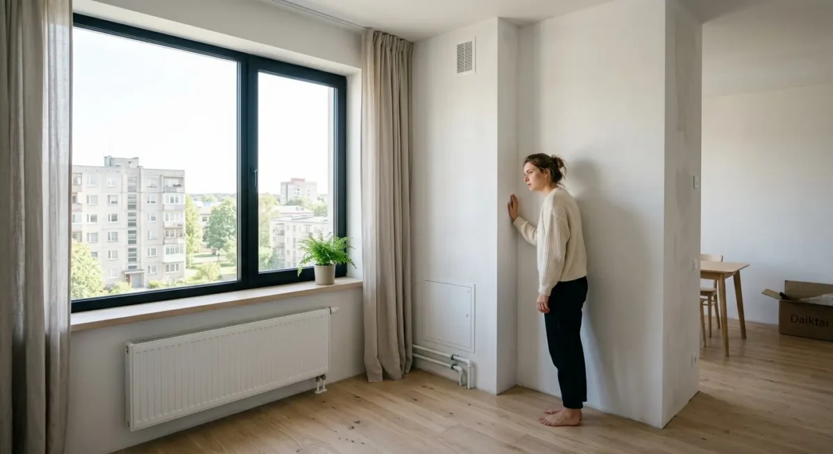 Triukšmas sienose ir lubose, kuris atsiranda jau pradėjus gyventi